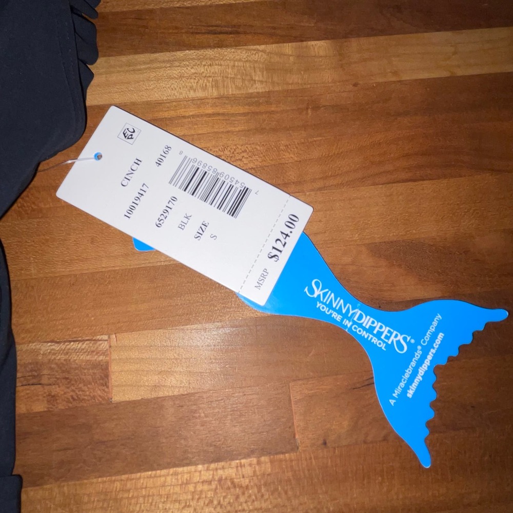 Skinny Dippers Womens Jelly Beans Cinch One-Piece black Small - Picture 5 of 7